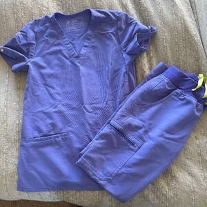 Figs scrub set - xxs blueberry